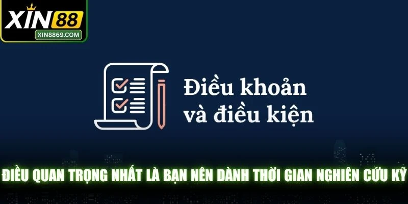 Điều quan trọng nhất là bạn nên dành thời gian nghiên cứu kỹ