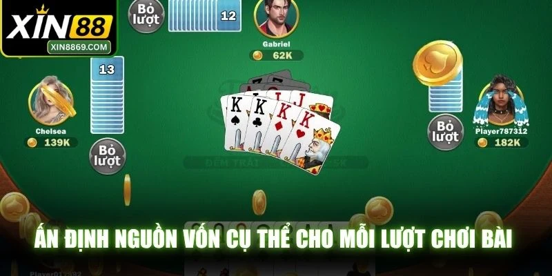 Ấn định nguồn vốn cụ thể cho mỗi lượt chơi bài đỏ đen online